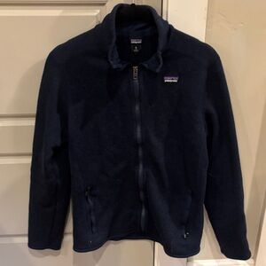 Patagonia Dark Blue Full-Zip Fleece